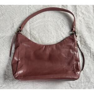 Hobo International Delilah Parchment Leather Crossbody/Shoulder Bag Mauve